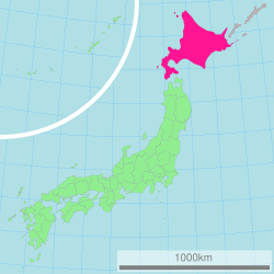 Location of Hokkaidō