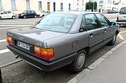 Audi 100 (1988–1991), Heckansicht