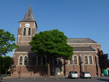 L'église Saint-Piat.