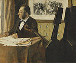 Degas Cellisten Pilet från 1868–1869. Musée d'Orsay.