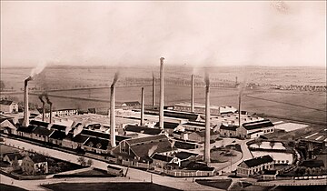 Drahtfabrik Westfälische Union vor 1900.