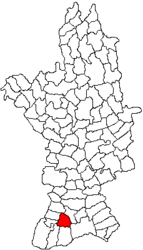 Vădastra – Mappa