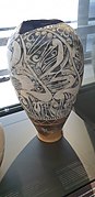 Painted pottery vase