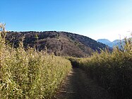 明神ヶ岳から明星ヶ岳への縦走路