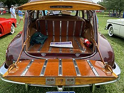 1950 Packard Station Sedan with tailgate open