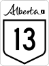 Highway 13 marker