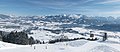 Image 24View of the ski resort Bolsterlang, Oberallgäu, Bavaria, Germany (from Alps)