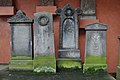 Historische Grabdenkmäler auf dem Kirchhof der Bergstedter Kirche This is a photograph of an architectural monument. It is on the list of cultural monuments of Hamburg, no. 967.