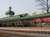 The Lüshun train station, built during the period of Russian control