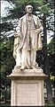 Statua di Laurent Cerise ai giardini pubblici di Aosta, originariamente situata al centro di piazza Émile Chanoux