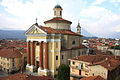 Veduta con la parrocchiale di Sant'Andrea