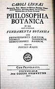 Philosophia botanica 1751 titelsida.JPG