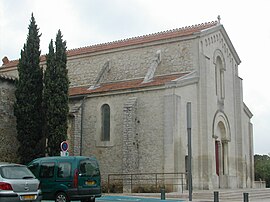 The church in Saint-Martin-de-Crau