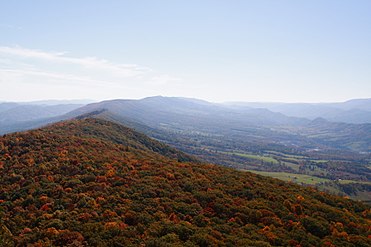 Overview of North Fork Mountain