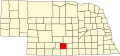 State map highlighting Phelps County