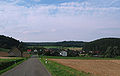 Blick von Süden auf Kühlsen, Stadtteil der Stadt Bad Driburg, Kreis Höxter.