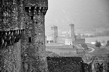 Castelgrande, one of the Three Castles of Bellinzona Photograph: Wispul Licensing: CC-BY-SA-3.0