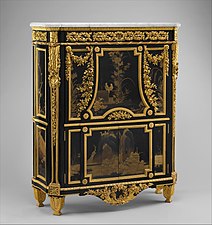 Drop-front desk by Jean-Henri Riesener (1783), Metropolitan Museum of Art