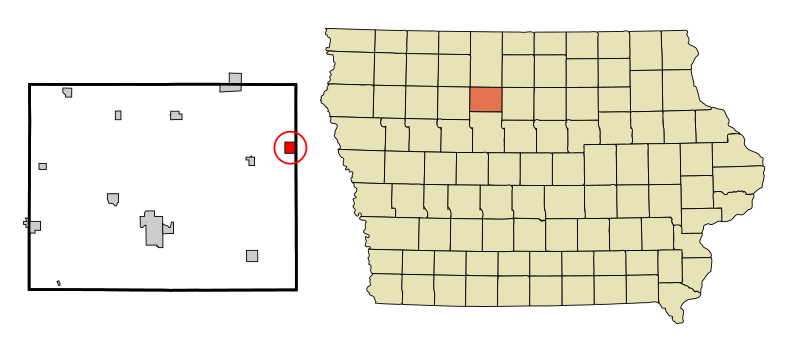 File:Humboldt County Iowa Incorporated and Unincorporated areas Renwick Highlighted.svg