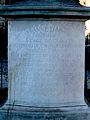 Paris: inscription on pedestal