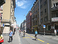 Langstrasse mit Blick Richtung Limmatplatz.