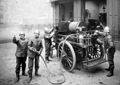 1899 - Electric van (back side) of the Paris Fire Brigade designed by A. C. KREBS.