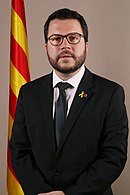 Pere Aragonès, officiellt regionrådsfoto 2018.