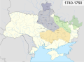 Ukraine cosaque 1740-1750