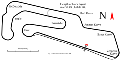 Tracciato di Motorsport Arena Oschersleben