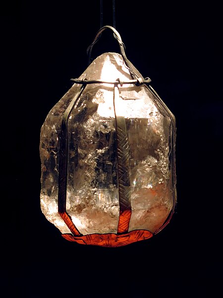 File:Amulet of rock crystal 400gr 6th century.eastern europe.jpg