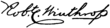 Signature de Robert Charles Winthrop