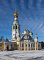 * Nomination: Bell tower of Saint Sophia Cathedral in Volodga. By User:Vitaly Alyabyev --Brateevsky 07:17, 27 November 2014 (UTC)  Comment Good quality. Unfortunately, with some sensor spots in the sky on the right side of the tower. --Steindy 15:23, 27 November 2014 (UTC) * * Review needed