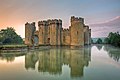 Image 11Bodiam Castle is a 14th-century moated castle in East Sussex. Today there are thousands of castles throughout the UK. (from Culture of the United Kingdom)
