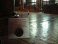 Former place of Thomas Becket's shrine in Canterbury Cathedral