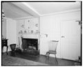 Fireplace wall in first-floor Dining Room. - Fisher-Whiting House, 1933