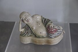 Maitreya figurine, Lái Thiêu kiln, HCMC, Nguyễn dynasty, 18th–19th century CE