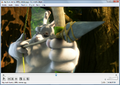 Szene aus Big Buck Bunny abgespielt im VLC media player 0.9.4 unter Windows Vista.