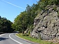 English: Bend of death on Szklarska Poreba - Swieradow highway (down to Szklarska Poreba) Polski: Zakręt Śmierci (zjazd do Szklarskiej)