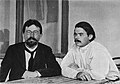 Gorki and Tschechow in Yalta, 1900