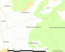 Maruéjols-lès-Gardon - Localizazion