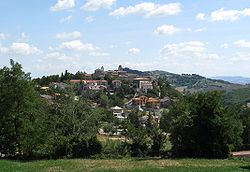 Skyline of Monte Grimano Terme