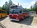 Klassisk Odense Bybus på Sporvejsmuseet Skjoldnæsholm. Bussen er den dag i dag bevaret