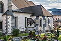 English: Northeastern view and northern side chapel Deutsch: NO-Ansicht und nördliche Seitenkapelle