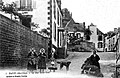 Baud : la rue Saint-Yves vers 1920 (carte postale).