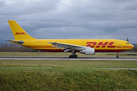 Airbus A300B4-622R-F de DHL Aviation en 2015.