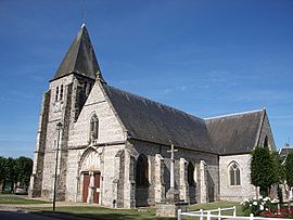 The church in Heudicourt