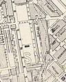 Little Cadogan Place on George Bacon's map of 1888