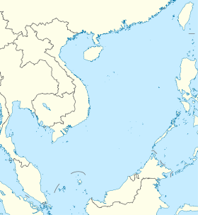 Isla Spratly ubicada en Mar de la China Meridional