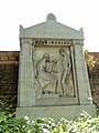 Mechwart András sírja Budapesten. Kerepesi temető J. 560 Telcs Ede szobrász és Alpár Ignác építész alkotása
