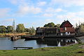 The harbour at the Middle Ages Centre.